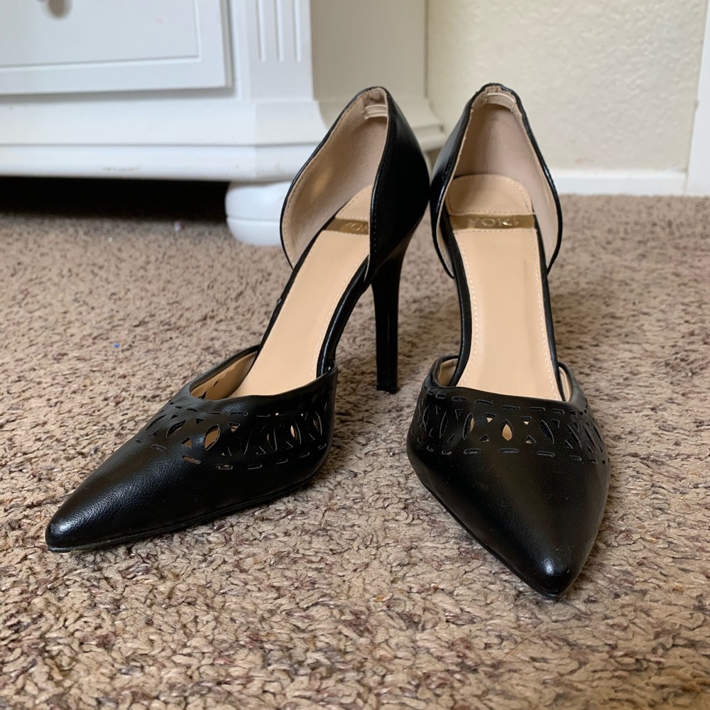 Black Heels - Brand New - size 6.5